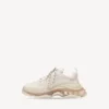 Ανδρικά Sneakers Triple S με διαφανή σόλα σε λευκό χρώμα