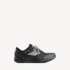Ανδρικά Sneakers τύπου «Hamptons» με φθαρμένη εμφάνιση σε μαύρο χρώμα