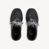 Ανδρικά Sneakers τύπου «Hamptons» με φθαρμένη εμφάνιση σε μαύρο χρώμα