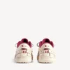 Γυναικείο παπούτσι τύπου Sneakers «Hamptons» με μέτρια φθορά σε χρώμα υπόλευκο/κόκκινο