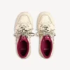 Γυναικείο παπούτσι τύπου Sneakers «Hamptons» με μέτρια φθορά σε χρώμα υπόλευκο/κόκκινο