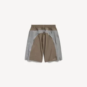 Ανδρικά σορτς φόρμας techwear σε γκρι χρώμα