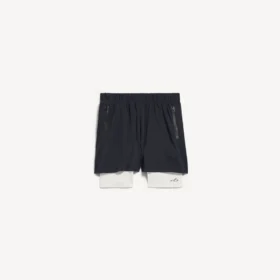 Ανδρικά σορτς techwear σε μπλε ναυτικό/λευκό