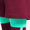 Ανδρικά σορτς techwear σε μπορντό/ακουα