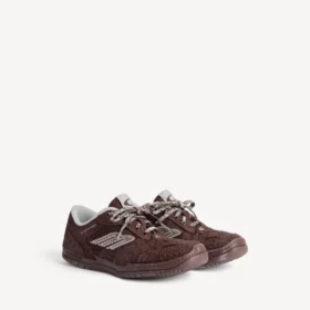 Ανδρικά σουέτ Sneakers «Hamptons» σε σκούρο καφέ/γκρι