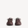 Ανδρικά σουέτ Sneakers «Hamptons» σε σκούρο καφέ/γκρι