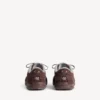 Ανδρικά σουέτ Sneakers «Hamptons» σε σκούρο καφέ/γκρι