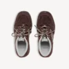 Ανδρικά σουέτ Sneakers «Hamptons» σε σκούρο καφέ/γκρι