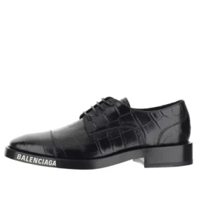 Ανδρικά υποδήματα Derby Flat “Black” 590716WBBV41090