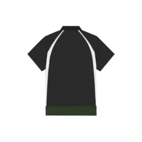 Ανδρική Μπλούζα Balenciaga FW21 Casual αθλητική με διπλή στρώση και κοντά μανίκια, μαύρη 661507TKVA51042