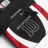 Ανδρική τσάντα Balenciaga | Explorer Crossbody σε συνεργασία με την NBA σε μαύρο/λευκό/κόκκινο βερμίλιο