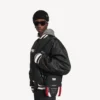 Ανδρική τσάντα Balenciaga | Explorer Crossbody σε συνεργασία με την NBA σε μαύρο/λευκό/κόκκινο βερμίλιο