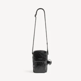 Ανδρική τσάντα crossbody Superbusy σε μαύρο χρώμα