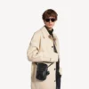 Ανδρική τσάντα crossbody Superbusy σε μαύρο χρώμα