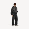 Ανδρική τσάντα τύπου messenger Rodeo, μικρή, σε μαύρο χρώμα