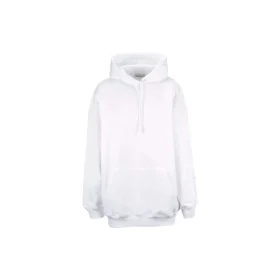 Ανδρικό Balenciaga Back Alphabet με κουκούλα, μακρυμάνικο, λευκό 556113TAV379000