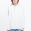 Ανδρικό Balenciaga Back Alphabet με κουκούλα, μακρυμάνικο, λευκό 556113TAV379000