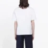 Ανδρικό Balenciaga BB Paris με τύπωμα, στρογγυλό λαιμό και κοντά μανίκια, ρετρό έκδοση, λευκό 594579TGV609000