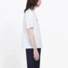 Ανδρικό Balenciaga BB Paris με τύπωμα, στρογγυλό λαιμό και κοντά μανίκια, ρετρό έκδοση, λευκό 594579TGV609000