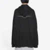 Ανδρικό Balenciaga FW21 Φαρδύ, χαλαρό, με κουκούλα και μακριά μανίκια, μαύρο 651799TJV910107