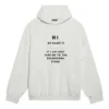 Ανδρικό Balenciaga FW21 «Hi My Name Is» με μοτίβο αλφαβήτου, μακρυμάνικο, λευκό 651799TKVF29081
