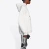 Ανδρικό Balenciaga FW21 «Hi My Name Is» με μοτίβο αλφαβήτου, μακρυμάνικο, λευκό 651799TKVF29081
