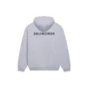 Ανδρικό Balenciaga FW21 με τύπωμα λογότυπου, μακρυμάνικο, γκρι 600583TIV841167