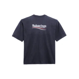 Ανδρικό Balenciaga με εκτύπωση Political Campaign, κοντομάνικο, ναυτικό μπλε 570803TAV444128 Ανδρικό Balenciaga με εκτύπωση Political Campaign, κοντομάνικο, ναυτικό μπλε 570803TAV444128