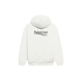 Ανδρικό Balenciaga με κεντημένο μοτίβο αλφαβήτου «Political Campaign», λευκό 600583TKVI99084 Ανδρικό Balenciaga με κεντημένο μοτίβο αλφαβήτου «Political Campaign», λευκό 600583TKVI99084