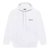 Ανδρικό Balenciaga με κουκούλα, Casual, από καθαρό βαμβάκι, Λευκό 570811TJV859040