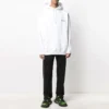Ανδρικό Balenciaga με κουκούλα, Casual, από καθαρό βαμβάκι, Λευκό 570811TJV859040