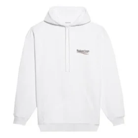 Ανδρικό Balenciaga με λογότυπο της Political Campaign, λευκό 600583TIV539040 Ανδρικό Balenciaga με λογότυπο της Political Campaign, λευκό 600583TIV539040