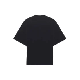 Ανδρικό Balenciaga με μοτίβο τρεξίματος και λογότυπο, φαρδύ, κοντομάνικο, μαύρο 641614TJVK61070 Ανδρικό Balenciaga με μοτίβο τρεξίματος και λογότυπο, φαρδύ, κοντομάνικο, μαύρο 641614TJVK61070