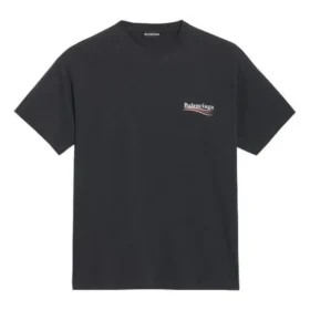 Ανδρικό Balenciaga με τύπωμα, κοντομάνικο, μαύρο 570803TAV441000