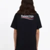 Ανδρικό Balenciaga με τύπωμα, κοντομάνικο, μαύρο 570803TAV441000