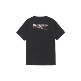 Ανδρικό Balenciaga με τυπωμένο αλφάβητο, κοντομάνικο, μαύρο 641675TIV521070