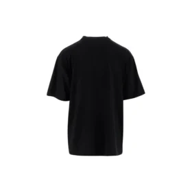 Ανδρικό Balenciaga Oversize με τυπωμένο λογότυπο, ρετρό στυλ, χαμηλός ώμος, κοντό μανίκι, μαύρο 620969TIVA11000 Ανδρικό Balenciaga Oversize με τυπωμένο λογότυπο, ρετρό στυλ, χαμηλός ώμος, κοντό μανίκι, μαύρο 620969TIVA11000