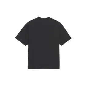 Ανδρικό Balenciaga Retro Knit BB Paris Printing με κοντά μανίκια, μαύρο 594579TGV601000