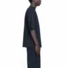 Ανδρικό Balenciaga Retro Uniform Loose Design με κοντά μανίκια, μαύρο 620969TIV791000
