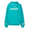 Ανδρικό Balenciaga SS21 Classic Alphabet Printing Hole Sky Blue 659403TKVB64661