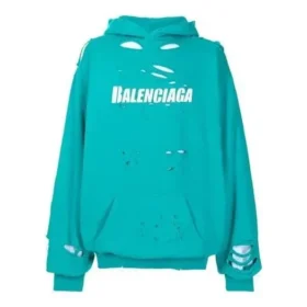 Ανδρικό Balenciaga SS21 Classic Alphabet Printing Hole Sky Blue 659403TKVB64661