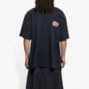 Ανδρικό Balenciaga SS21 Flame Retro κοντομάνικο μαύρο 656978TKV701076