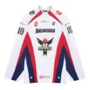 Ανδρικό Balenciaga SS21 Hockey Sports Mesh Μακρυμάνικο Λευκό 657105TKV248090