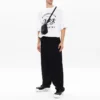 Ανδρικό Balenciaga SS21 Μαραθώνιο με μοτίβο τρεξίματος και τυπωμένο λογότυπο, κοντομάνικο, λευκό 641614TJVK69040