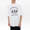 Ανδρικό Balenciaga SS21 Μαραθώνιο με μοτίβο τρεξίματος και τυπωμένο λογότυπο, κοντομάνικο, λευκό 641614TJVK69040