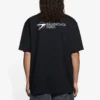Ανδρικό Balenciaga SS21 με κεντημένο λογότυπο, κοντομάνικο, μαύρο 641675TKV861070