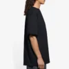 Ανδρικό Balenciaga SS21 με κεντημένο λογότυπο, κοντομάνικο, μαύρο 641675TKV861070