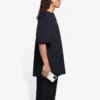 Ανδρικό Balenciaga SS21 με τυπωμένο μοτίβο, στρογγυλό λαιμό και κοντά μανίκια, μαύρο 651795TKV771070