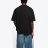 Ανδρικό Balenciaga SS21 Μονόχρωμο με τυπωμένο λογότυπο, κοντομάνικο, μαύρο 612966TJV871070