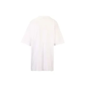 Ανδρικό Balenciaga SS21 βαμβακερό μπλουζάκι με λογότυπο, στρογγυλό γιακά και κοντά μανίκια, λευκό 641655TJV879040 Ανδρικό Balenciaga SS21 βαμβακερό μπλουζάκι με λογότυπο, στρογγυλό γιακά και κοντά μανίκια, λευκό 641655TJV879040